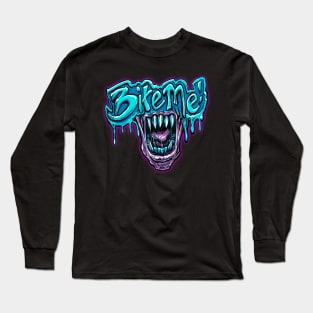 Bite Me Teeth Long Sleeve T-Shirt